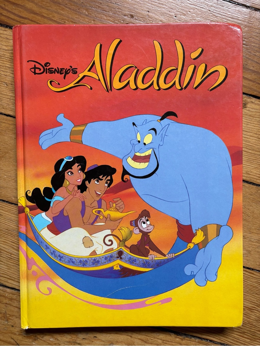 Vintage Disney Classic Series Aladdin Hardcover Storybook